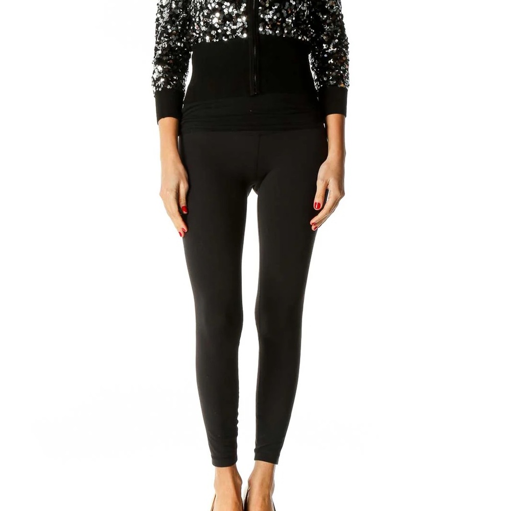 Black Sequin Cardigan - Picture 2 of 4